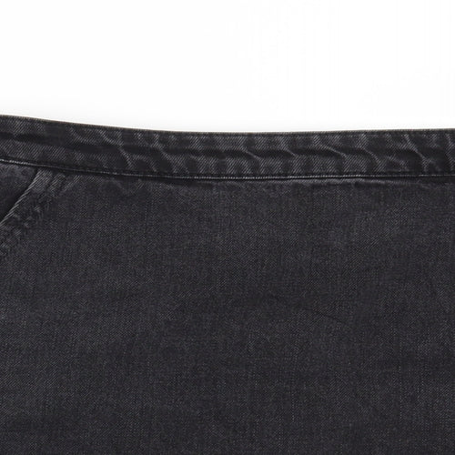 Topshop Womens Black   Mini Skirt Size 28 in