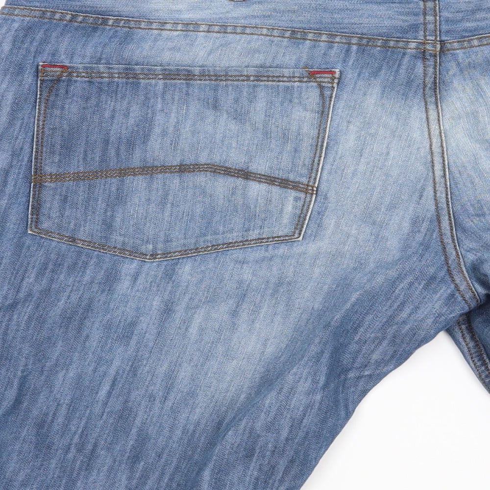 Denim CO Mens Blue   Biker Shorts Size 38 in