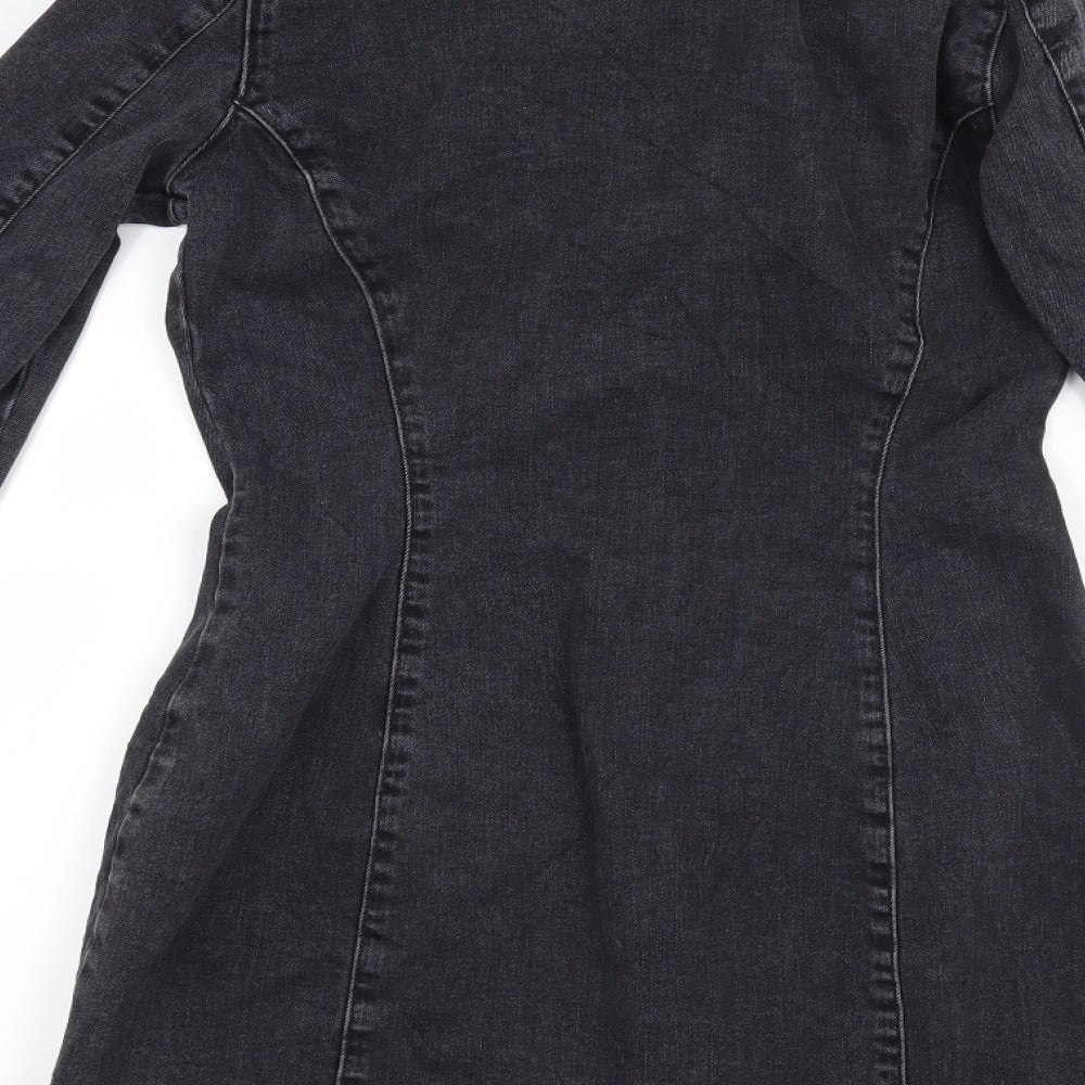 TRF  Womens Black   Shirt Dress  Size M