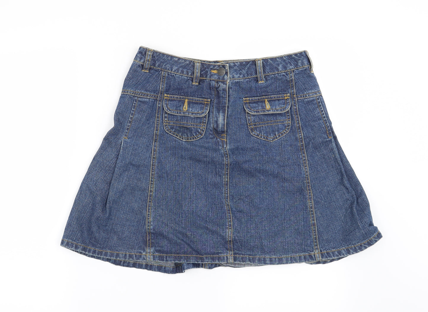 Preworn Girls Blue   Mini Skirt Size 14 Years