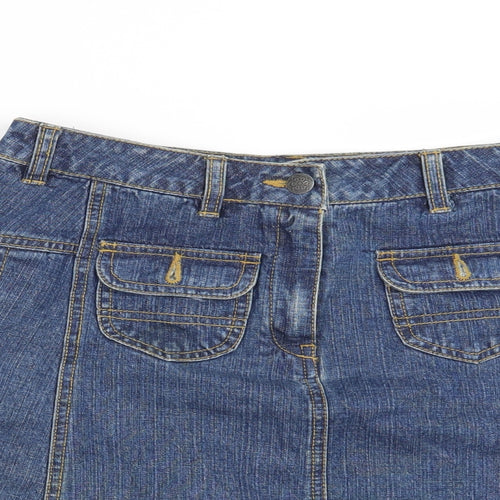 Preworn Girls Blue   Mini Skirt Size 14 Years