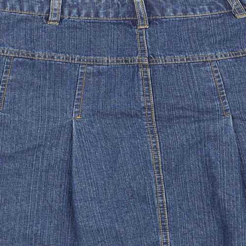 Preworn Girls Blue   Mini Skirt Size 14 Years