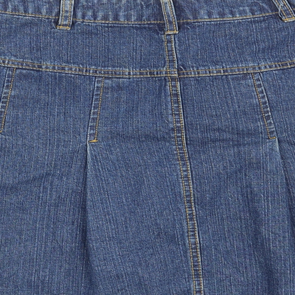 Preworn Girls Blue   Mini Skirt Size 14 Years