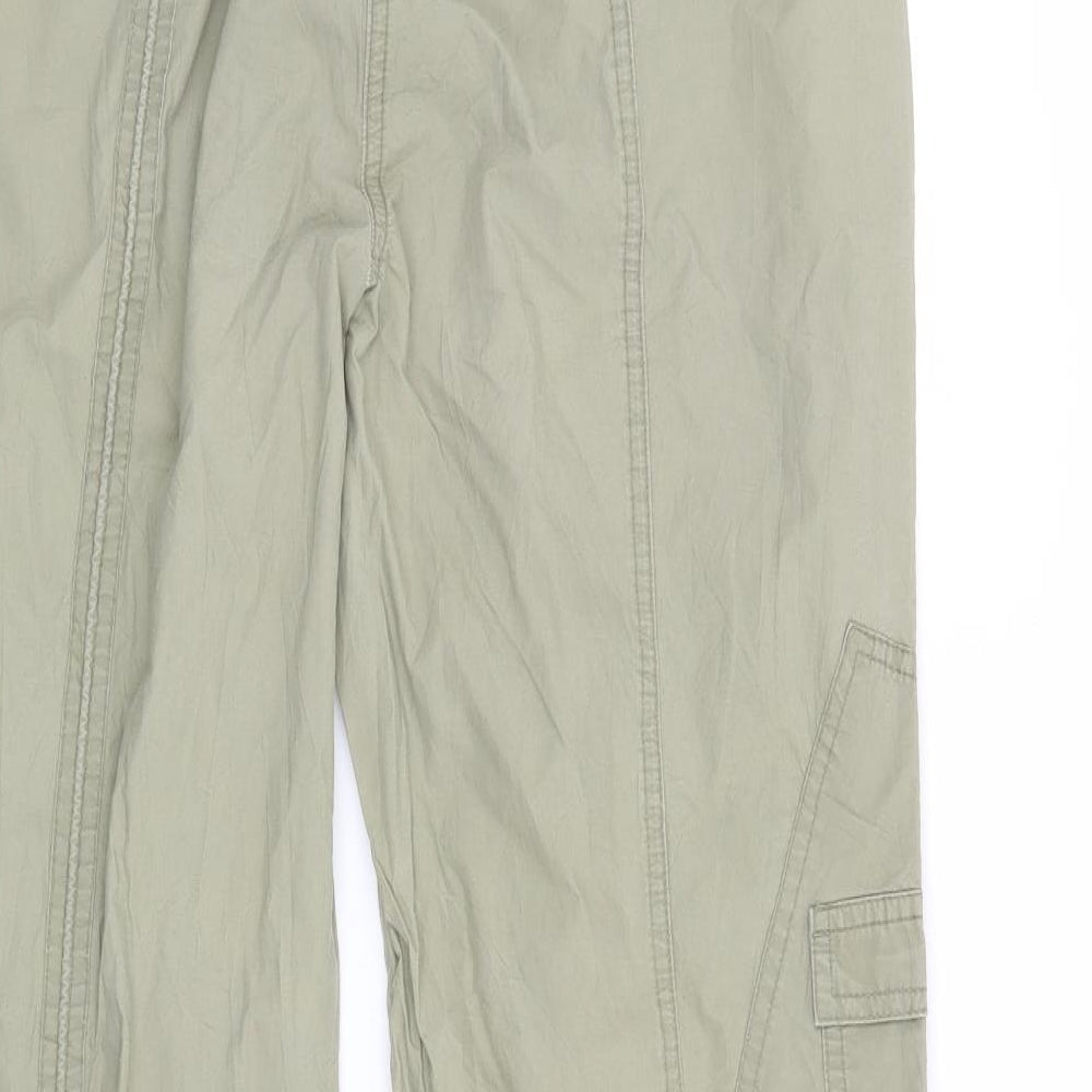 Preworn Womens Green   Cargo Trousers Size 10 L27 in