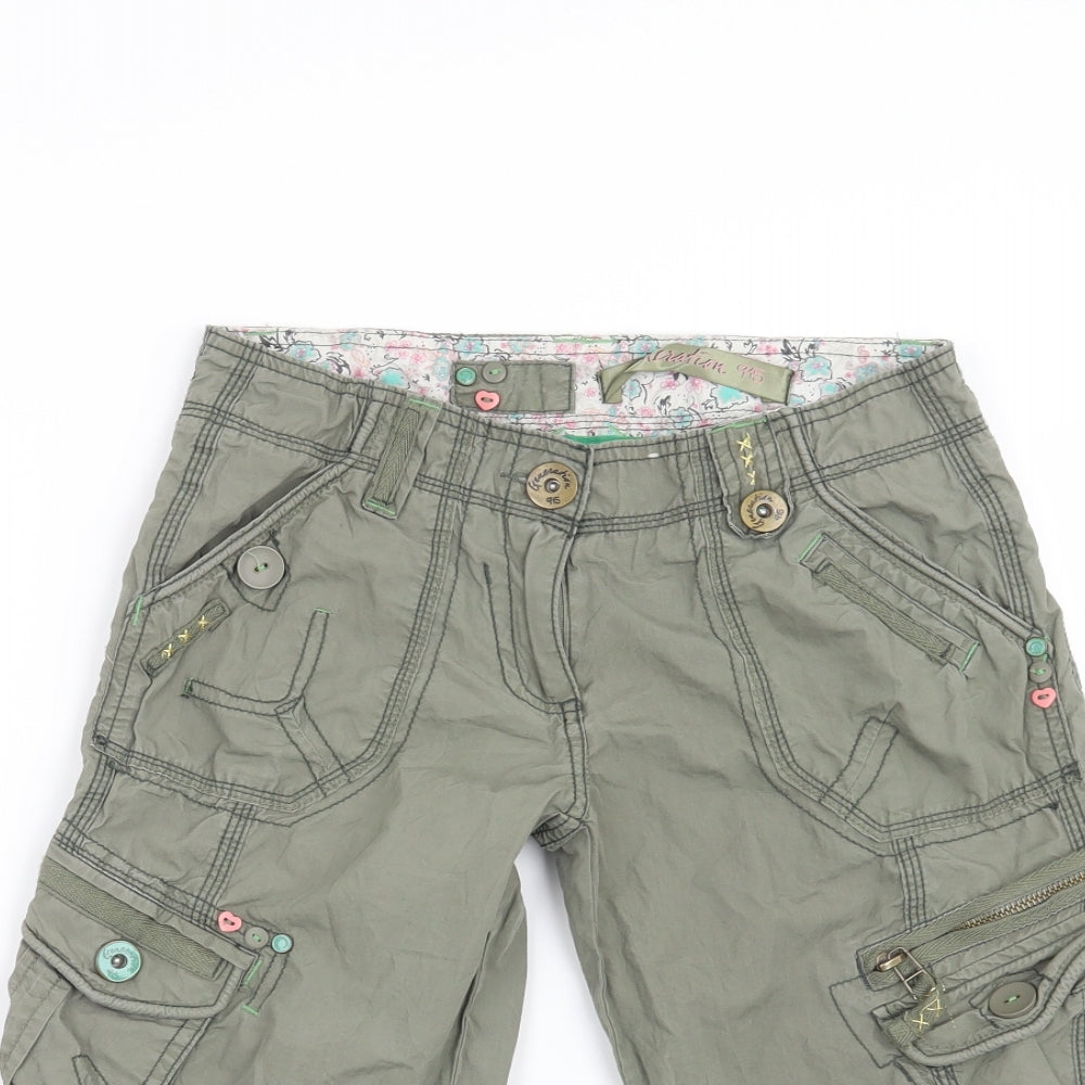 New Look Girls Green   Cropped Trousers Size 12 Years