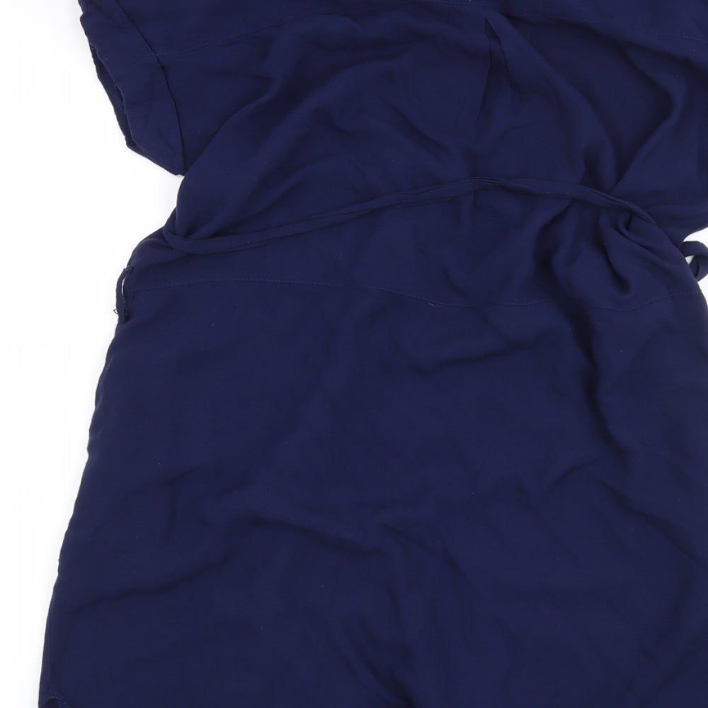 Select Womens Blue   Shirt Dress  Size 10