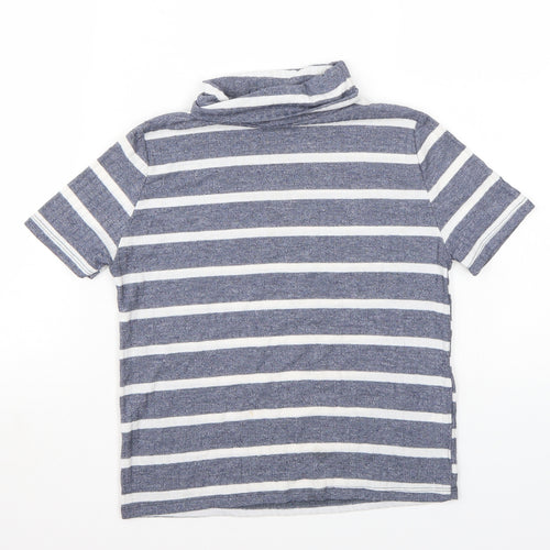 Riverisland Girls Blue Striped  Basic T-Shirt Size 9-10 Years