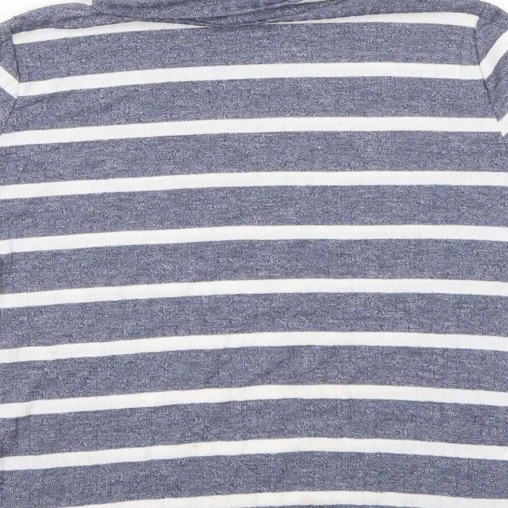Riverisland Girls Blue Striped  Basic T-Shirt Size 9-10 Years