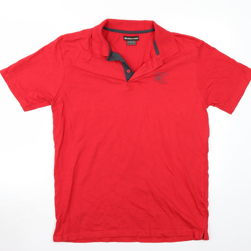 Atlas for Men Mens Red    Polo Size M