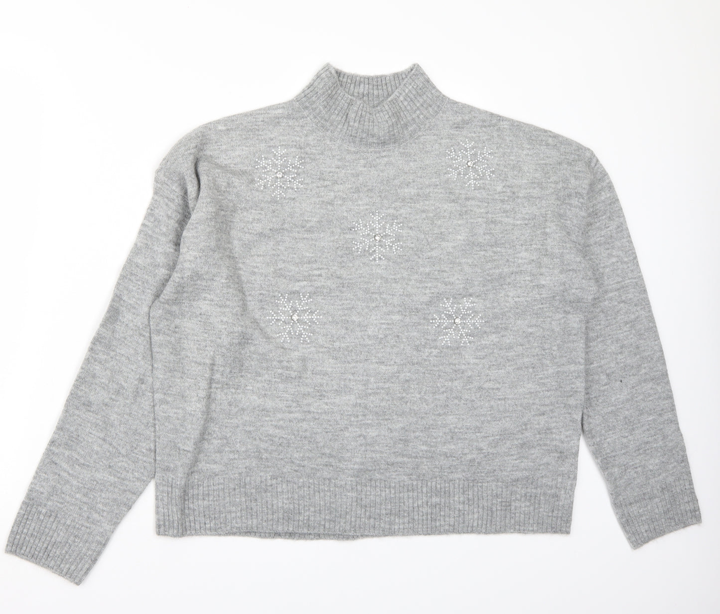 Newlook Womens Grey   Pullover Jumper Size L