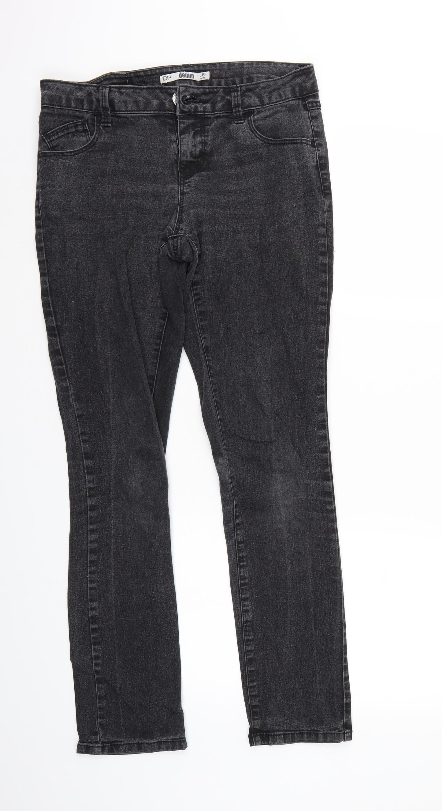 Dorothy Perkins Womens Black   Straight Jeans Size 8 L29 in