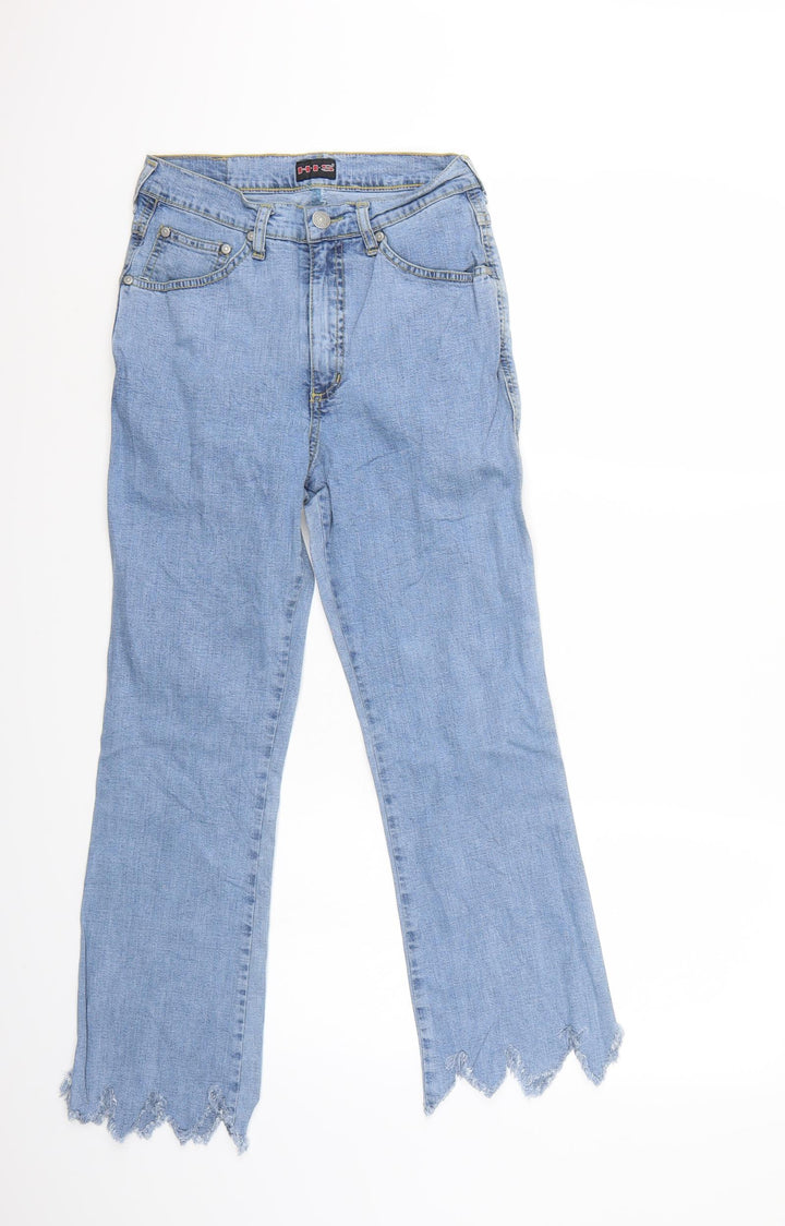 His Womens Blue Cropped Jeans Size 26 L27 in
