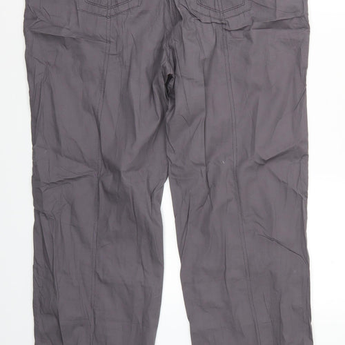 George Womens Grey   Trousers  Size 16 L30 in