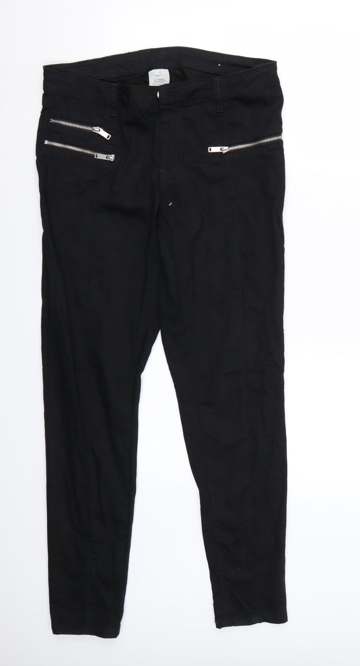 George Womens Black Skinny Jeans Size 40 L30 in