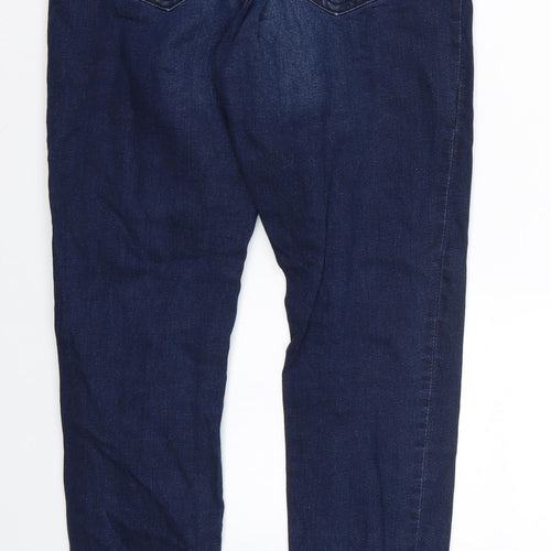 H&M Womens Blue   Straight Jeans Size 8 L30 in