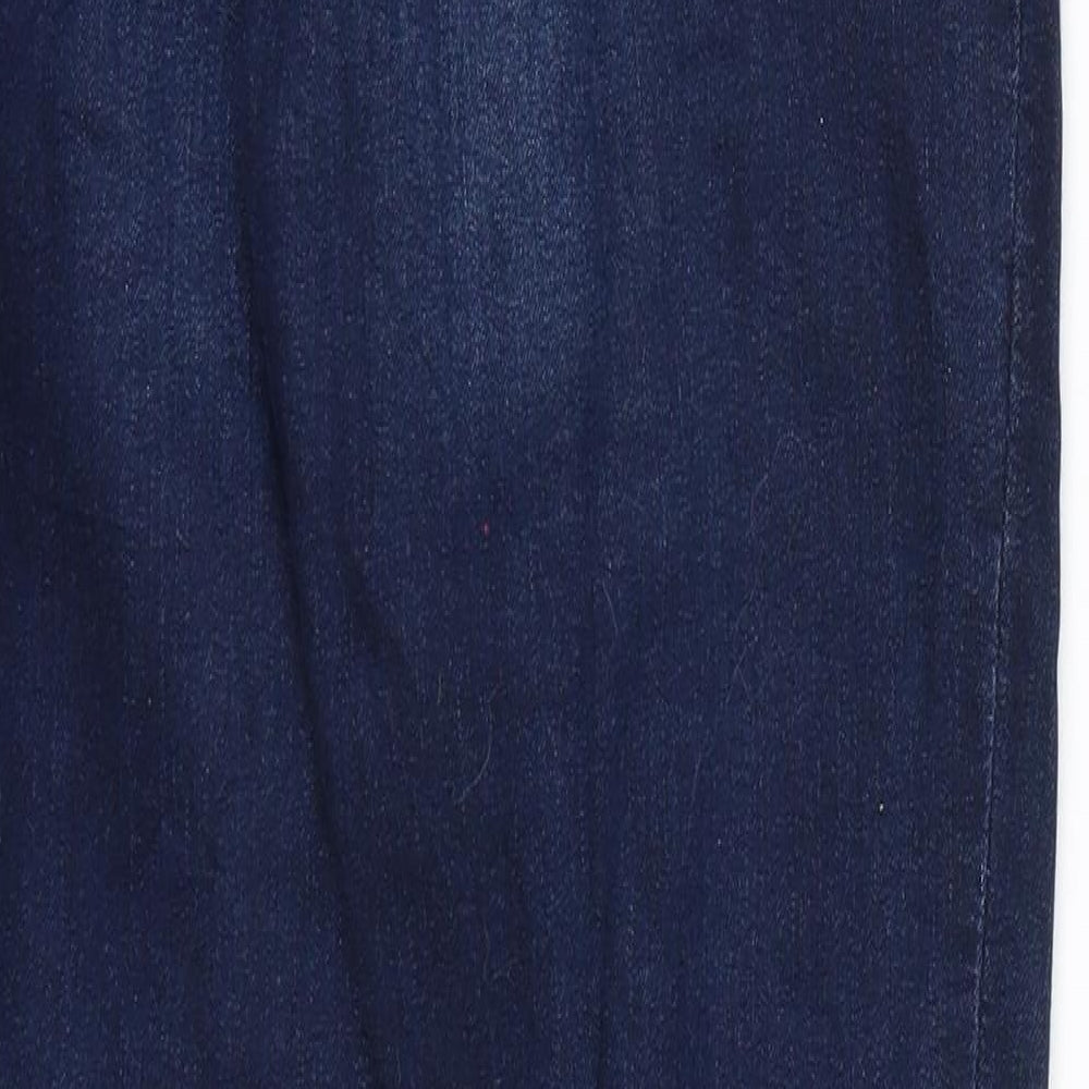 H&M Womens Blue   Straight Jeans Size 8 L30 in
