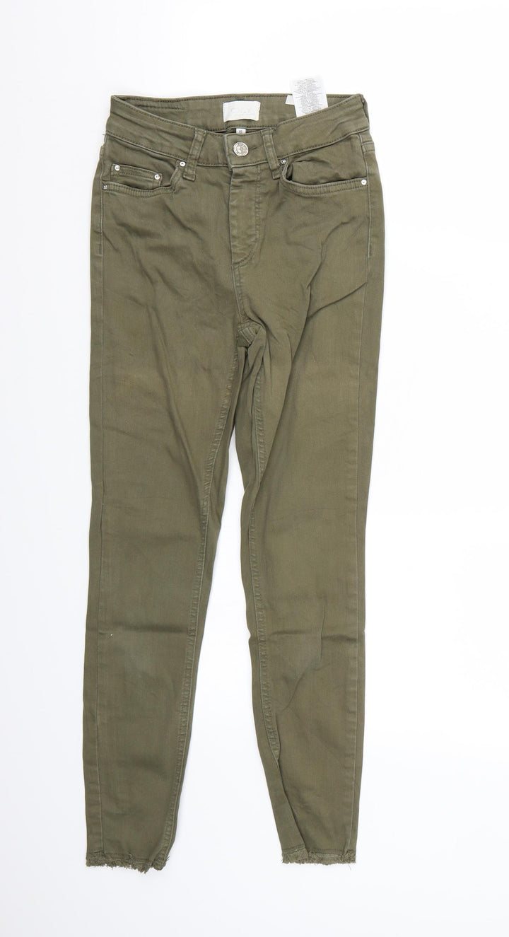 Only Womens Green Skinny Jeans Size XS L25 in