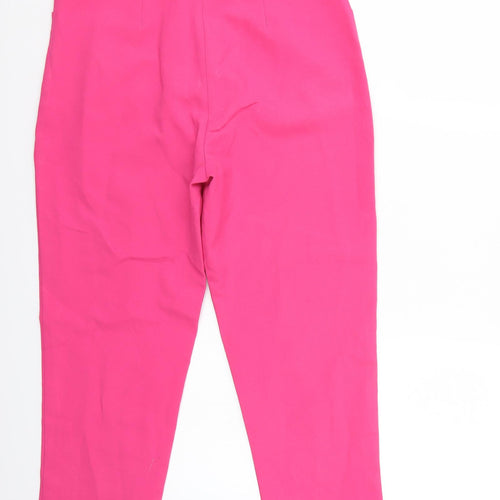 Here + There Womens Pink   Cropped Trousers Size 30 L23 in
