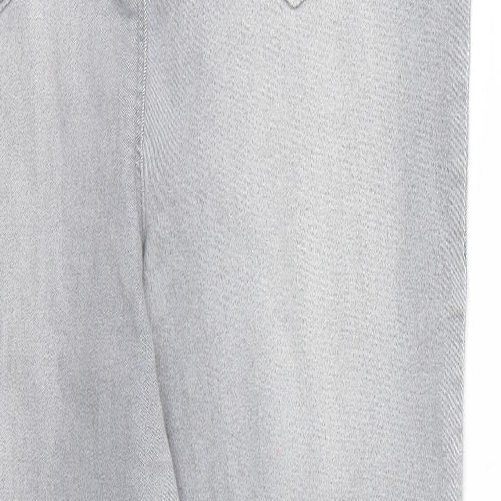 &denim Womens Grey   Cropped Jeans Size 16 L25 in