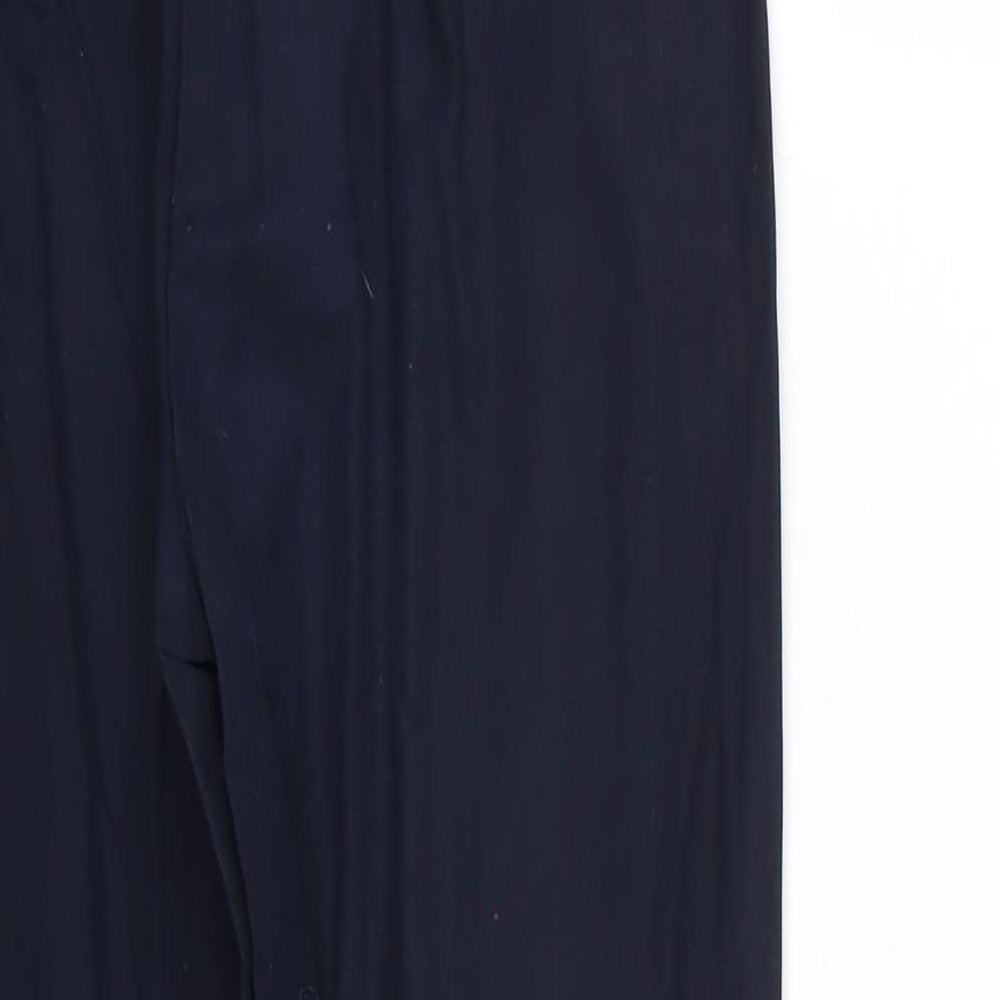 Marks and Spencer Womens Blue   Cropped Trousers Size 12 L26 in
