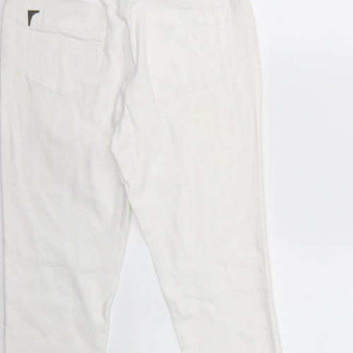 KATE Womens White   Cropped Jeans Size 26 L21 in