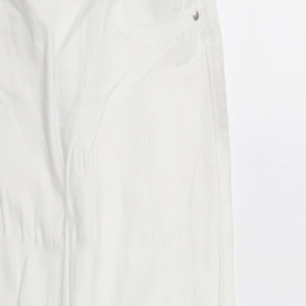 KATE Womens White   Cropped Jeans Size 26 L21 in