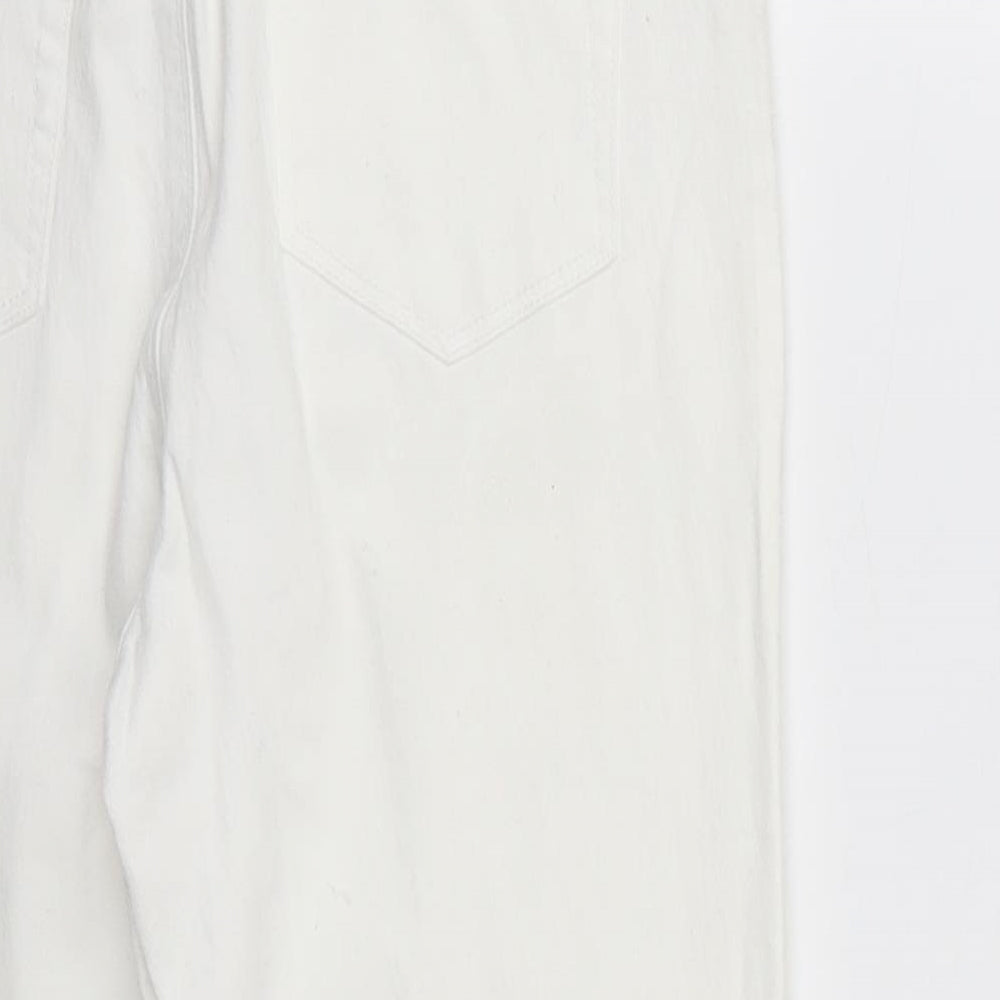 KATE Womens White   Cropped Jeans Size 26 L21 in