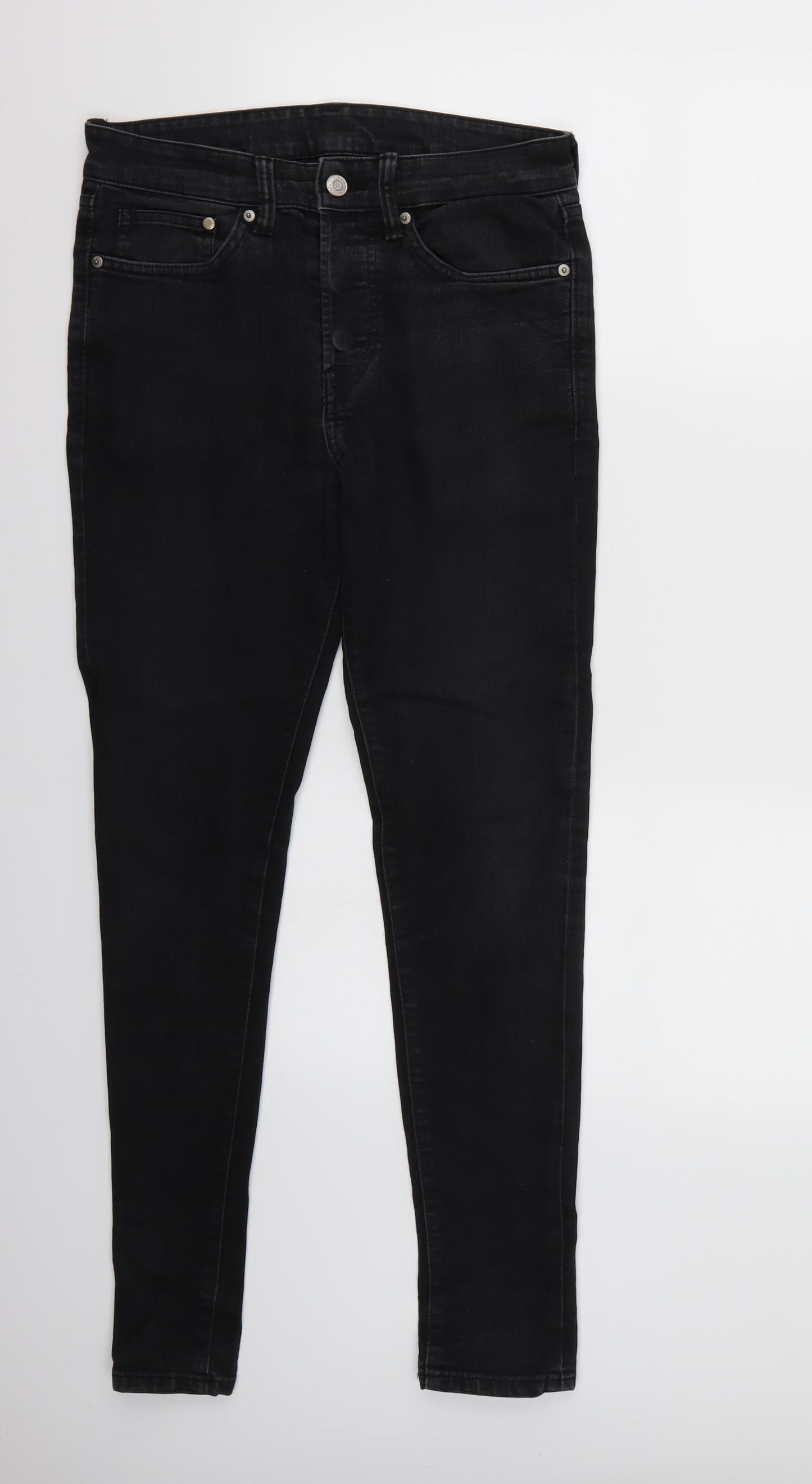 &denim Womens Black   Skinny Jeans Size 30 L30 in