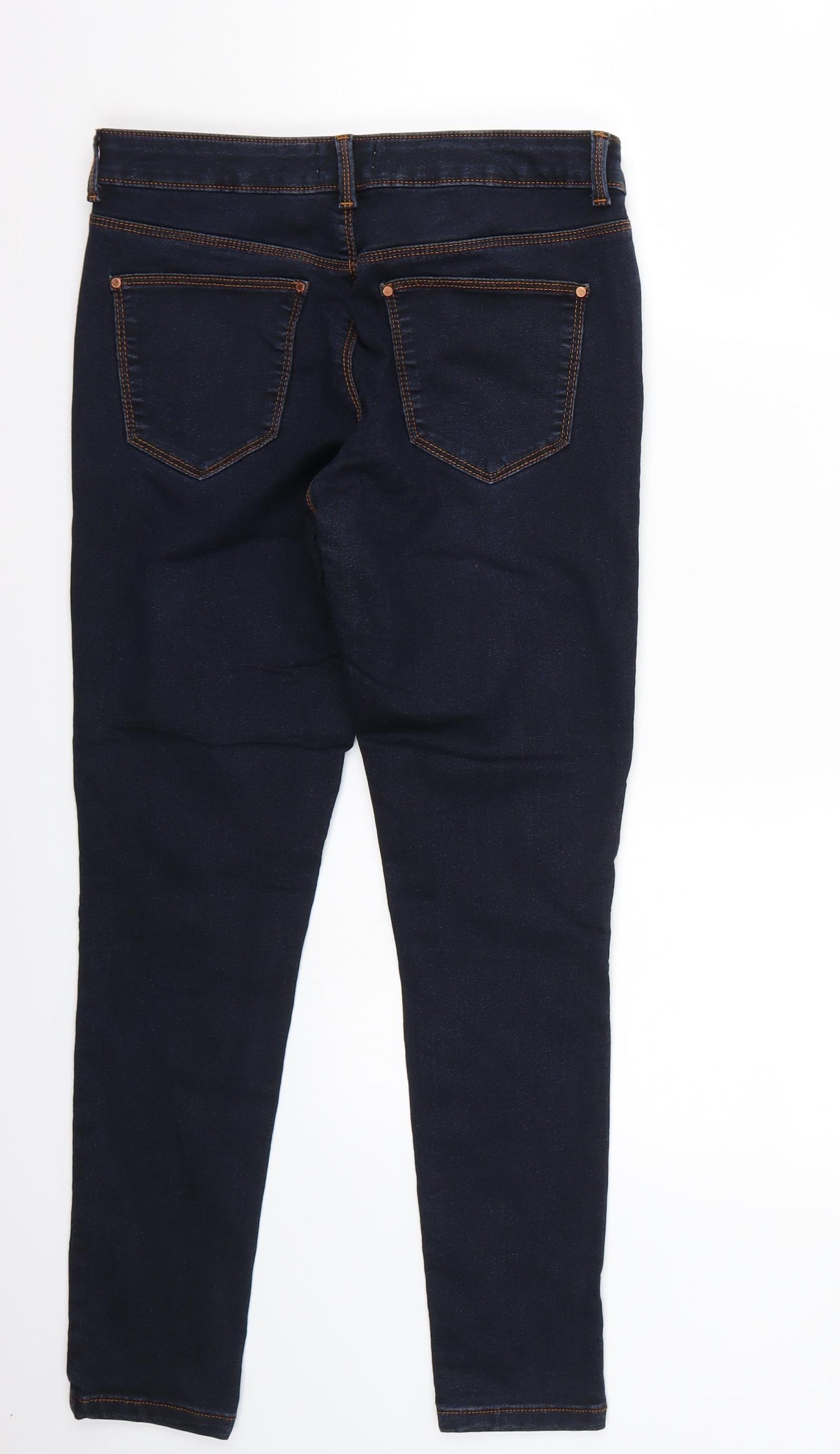 Miss Selfridge Womens Blue   Cropped Jeans Size 10 L27 in
