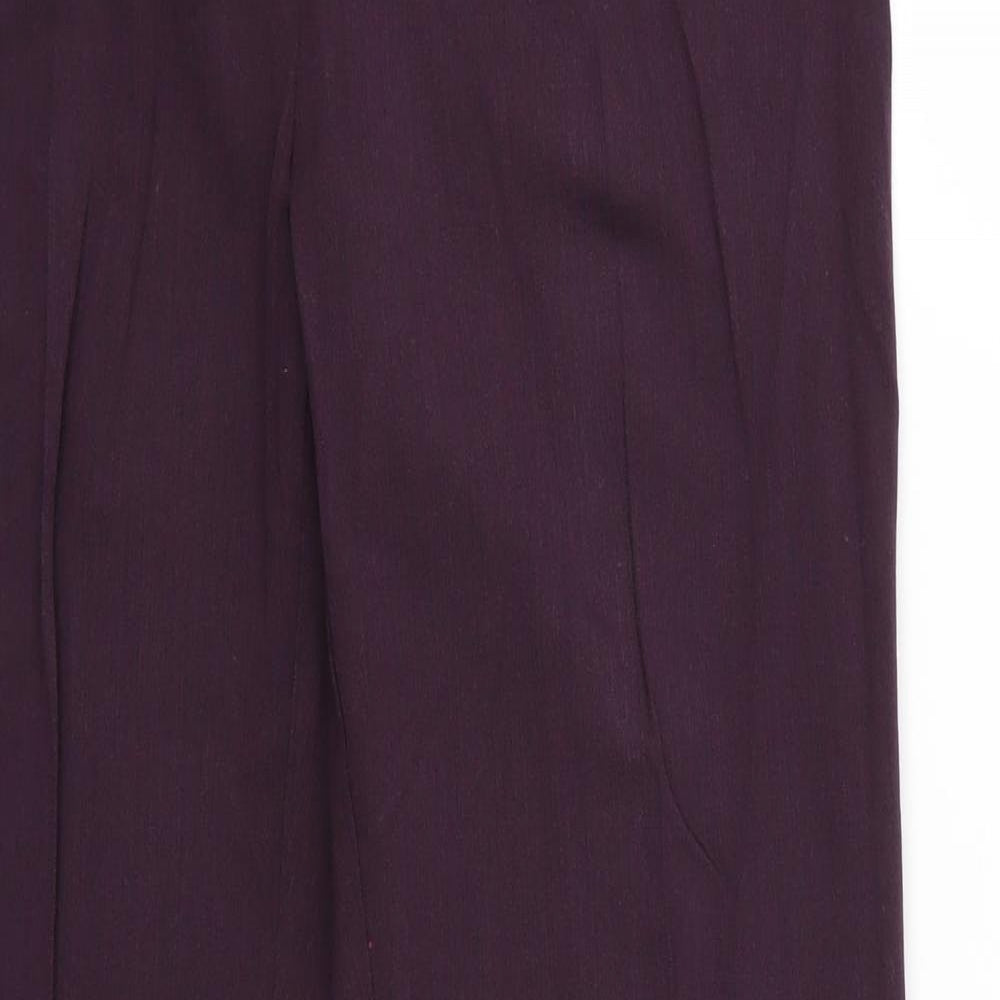 NEXT Womens Purple   Trousers  Size 12 L31 in