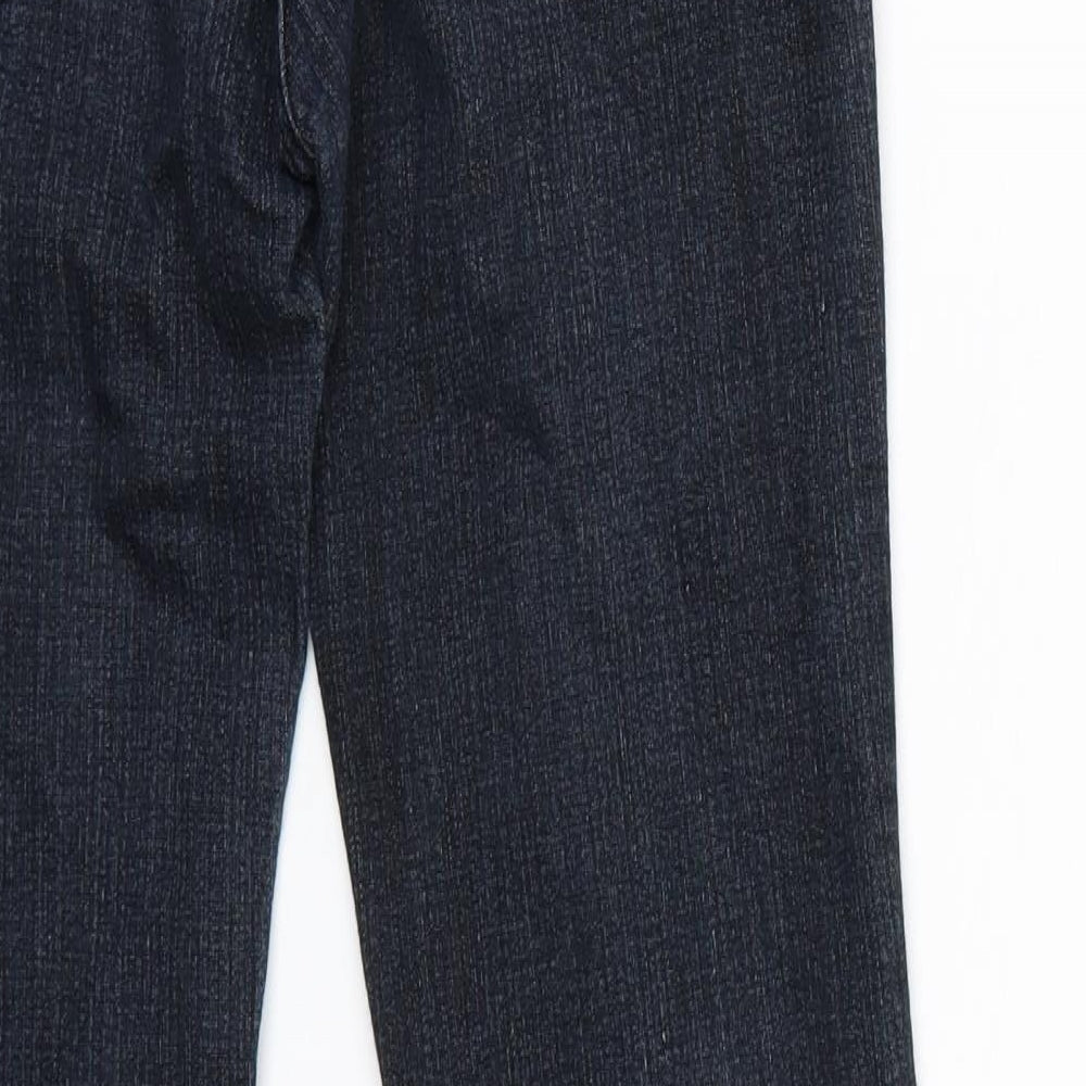 Jane Norman Womens Blue   Flared Jeans Size 10 L32 in