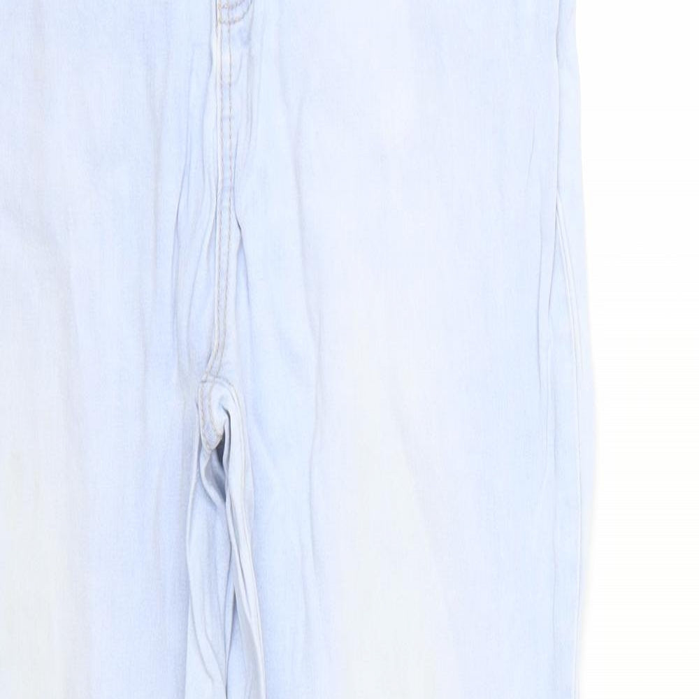 Preworn Womens Blue   Skinny Jeans Size 14 L29 in