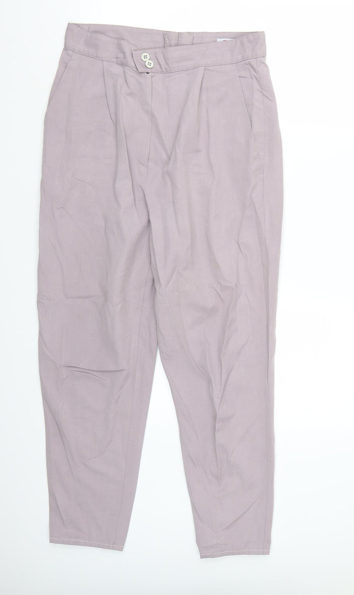 Bianca Womens Purple Trousers Size 40 L28 in