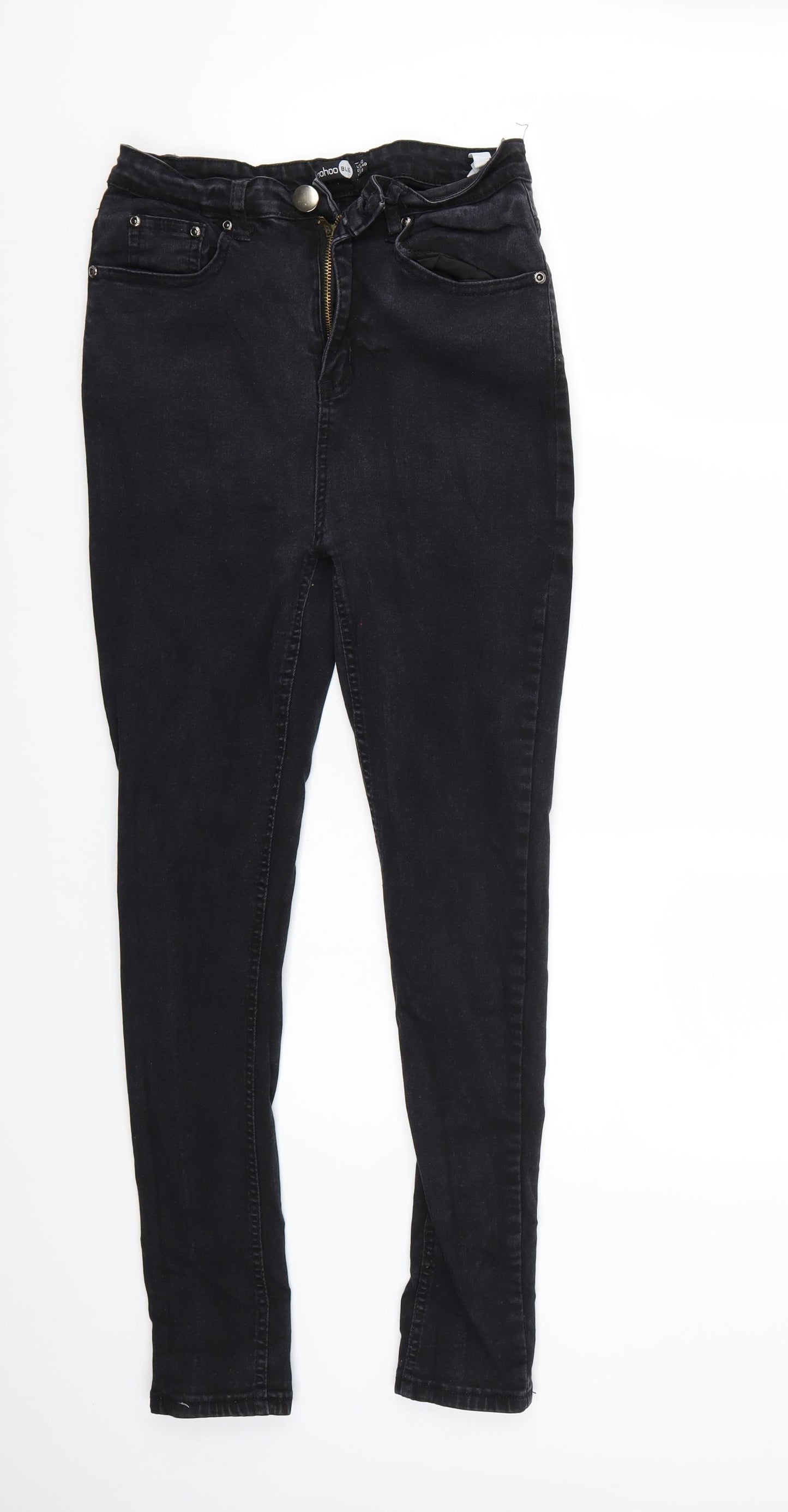 Denim & Co. Womens Black   Skinny Jeans Size 10 L27 in