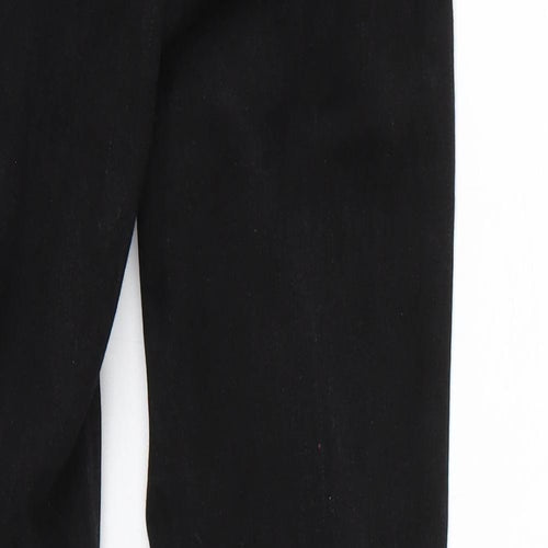 Denim & Co. Womens Black   Skinny Jeans Size 10 L27 in