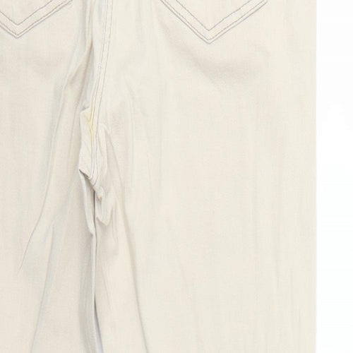 being casual Womens Beige   Cropped Jeans Size 12 L30 in