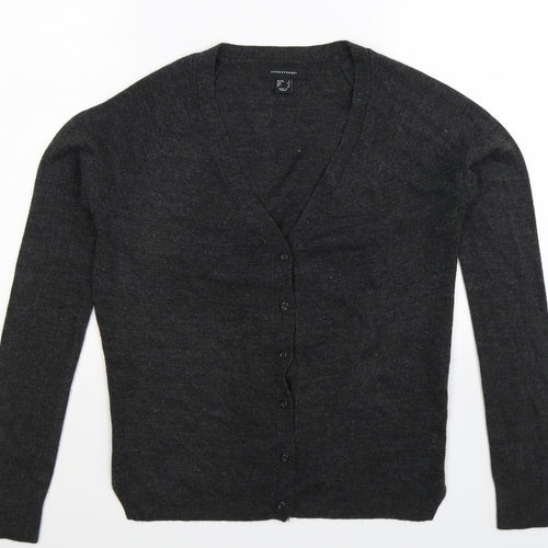 Atmosphere Womens Grey  Knit Cardigan Jumper Size 6