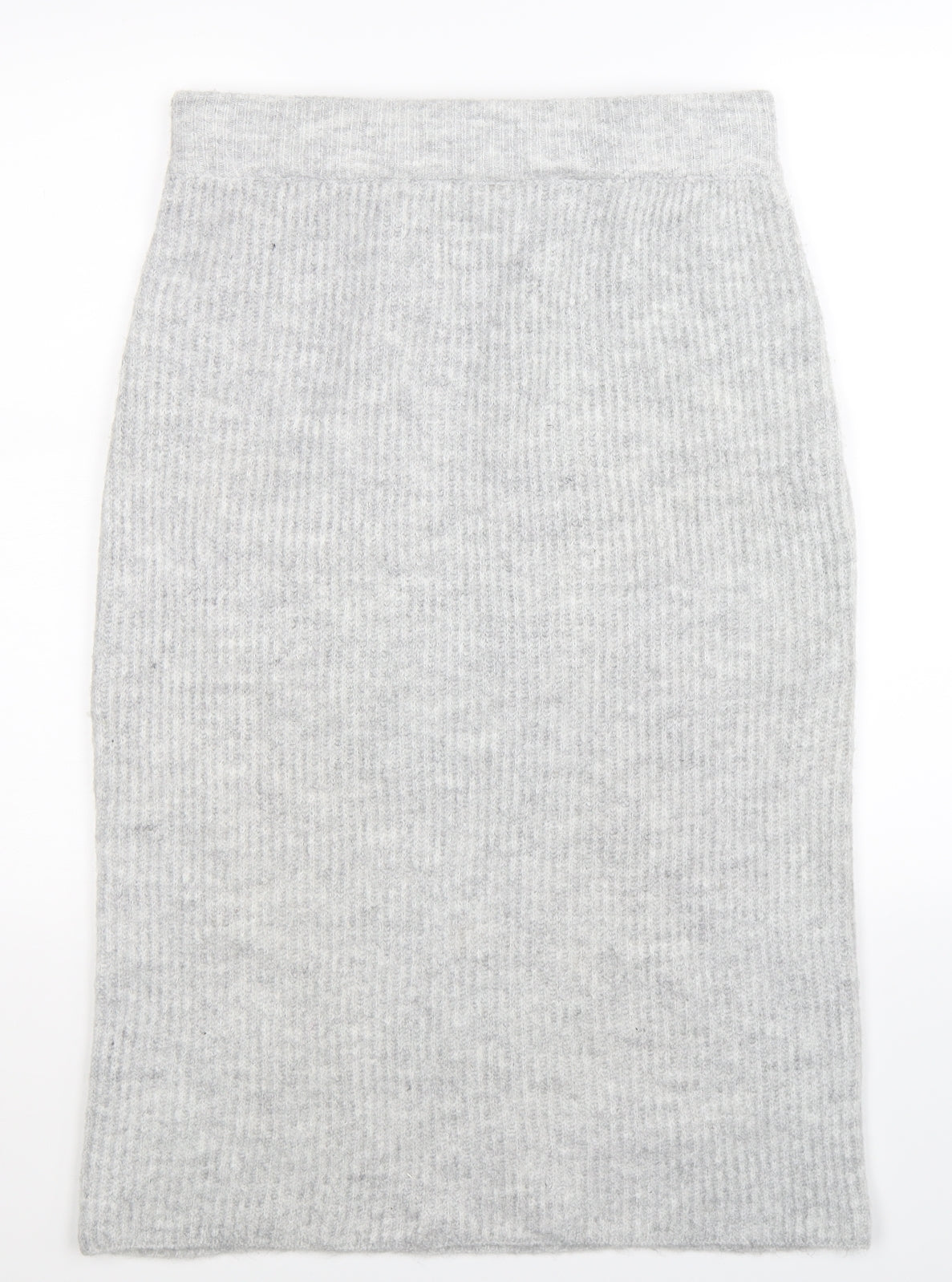Primark Womens Grey  Knit Maxi Skirt Size 14