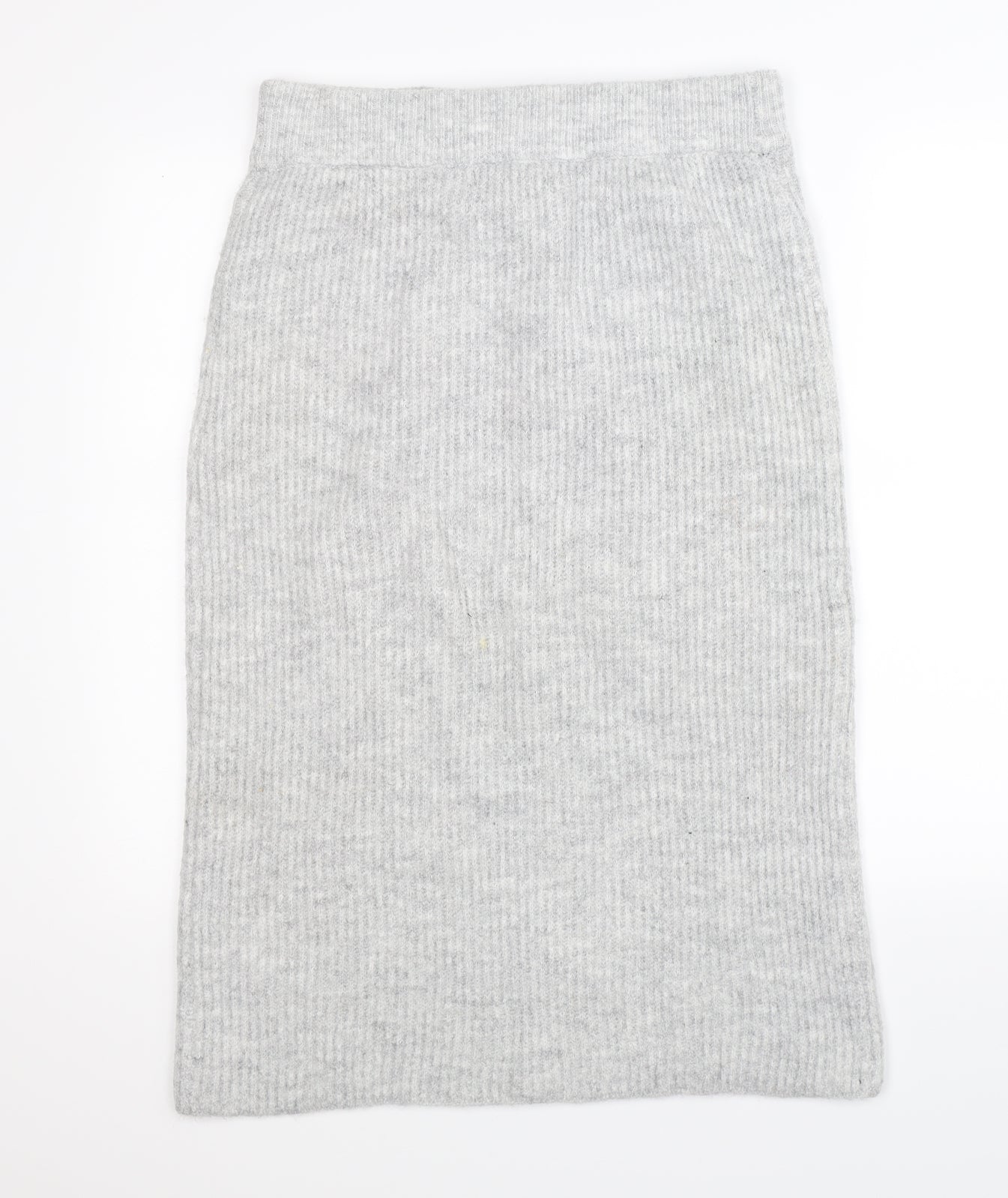 Primark Womens Grey  Knit Maxi Skirt Size 14