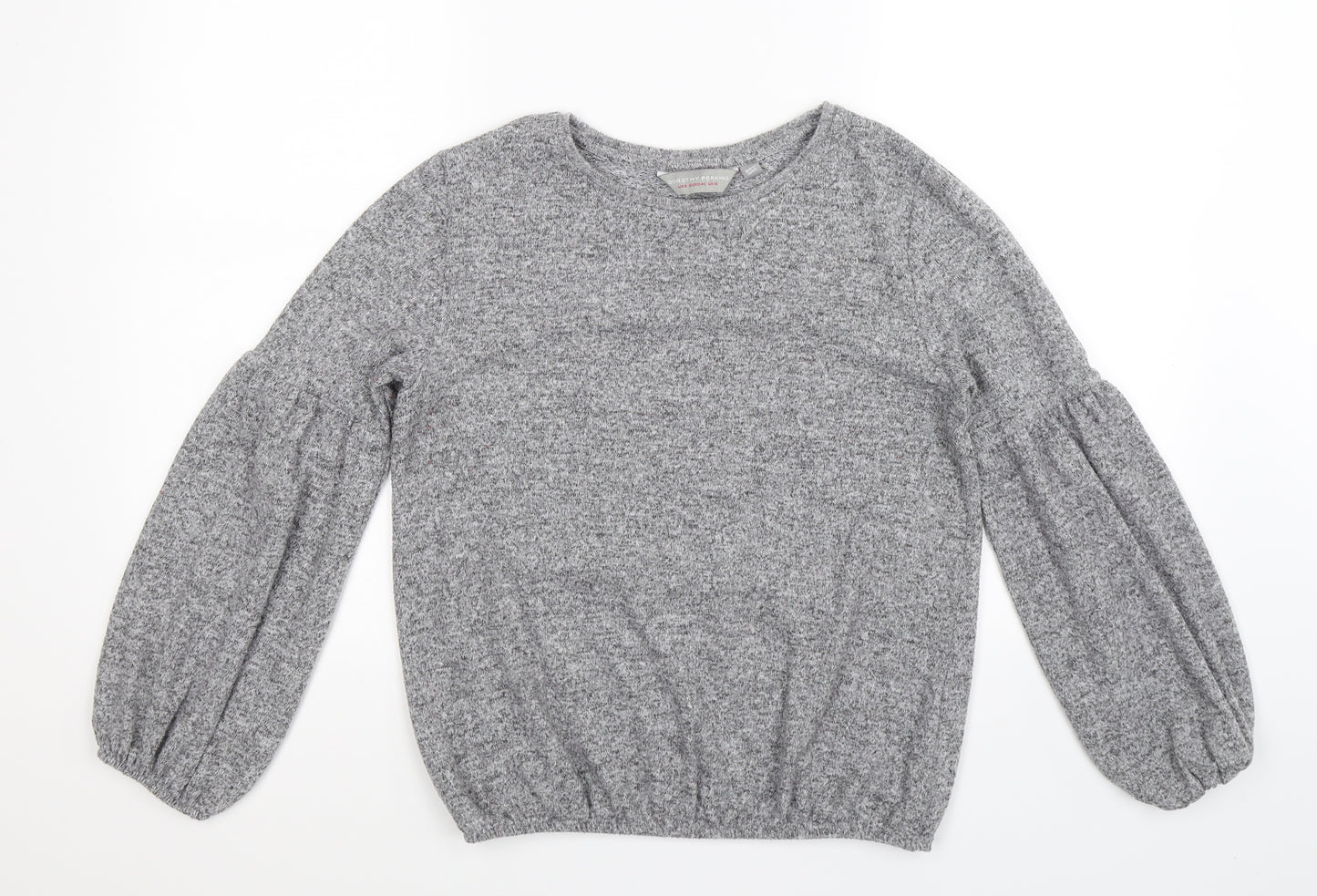 Dorothy Perkins Womens Grey  Knit Pullover Jumper Size 12