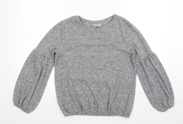 Dorothy Perkins Womens Grey Knit Pullover Jumper Size 12