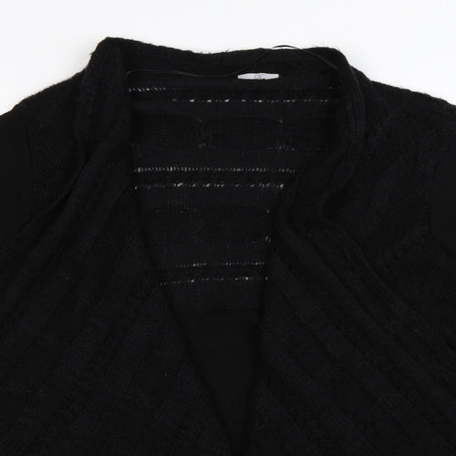 Evans Womens Black  Knit Cardigan Jumper Size 28