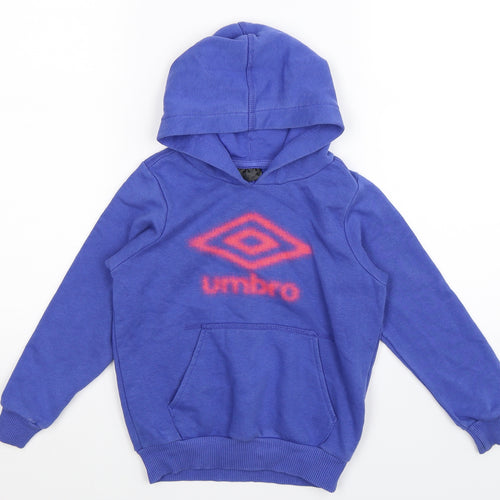 Umbro Boys Blue   Pullover Hoodie Size S