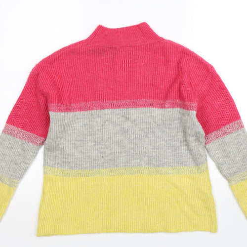M&Co Womens Multicoloured  Knit Pullover Jumper Size 12