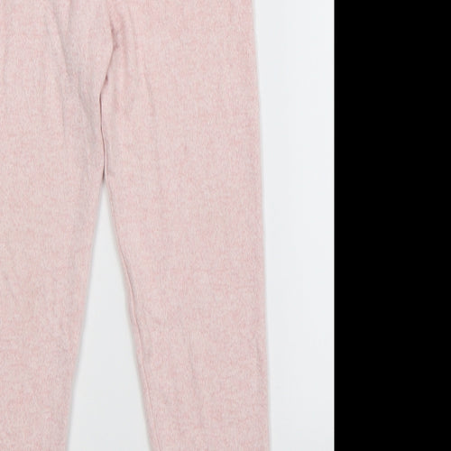 Matalan Girls Pink Solid  Cami Pyjama Pants Size 7 Years