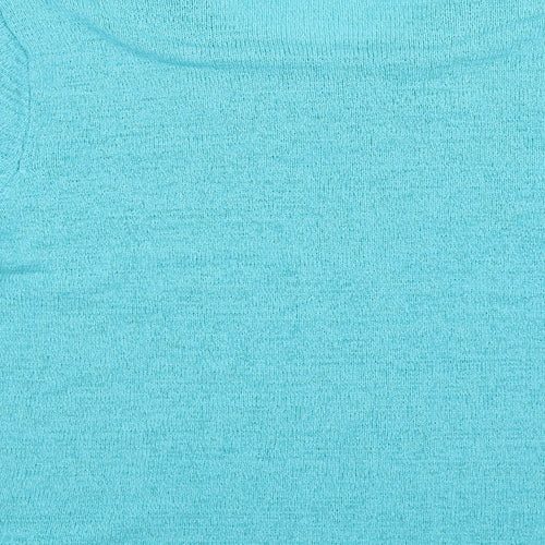 Preworn Womens Blue  Knit Pullover Jumper Size L