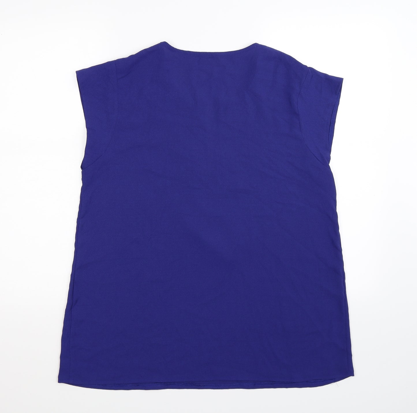 Preworn Womens Blue   Basic Blouse Size L
