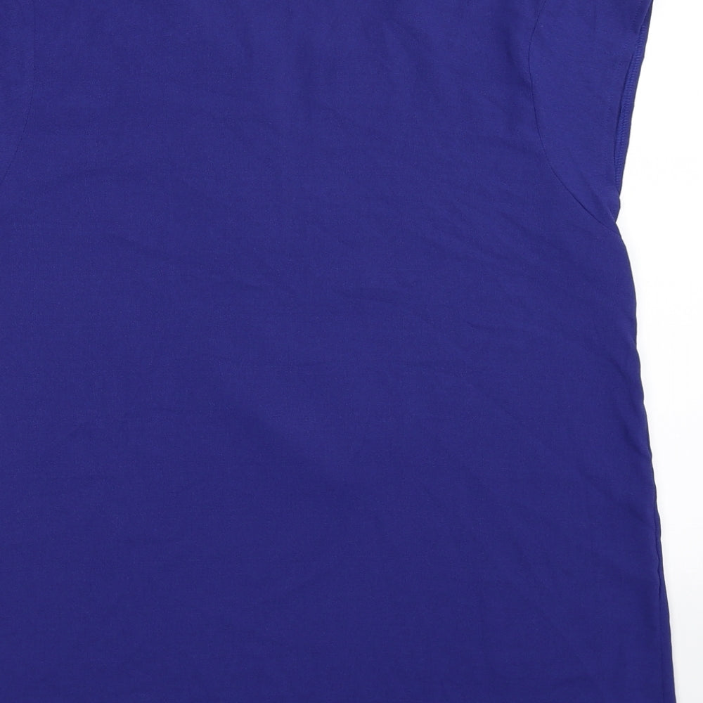 Preworn Womens Blue   Basic Blouse Size L