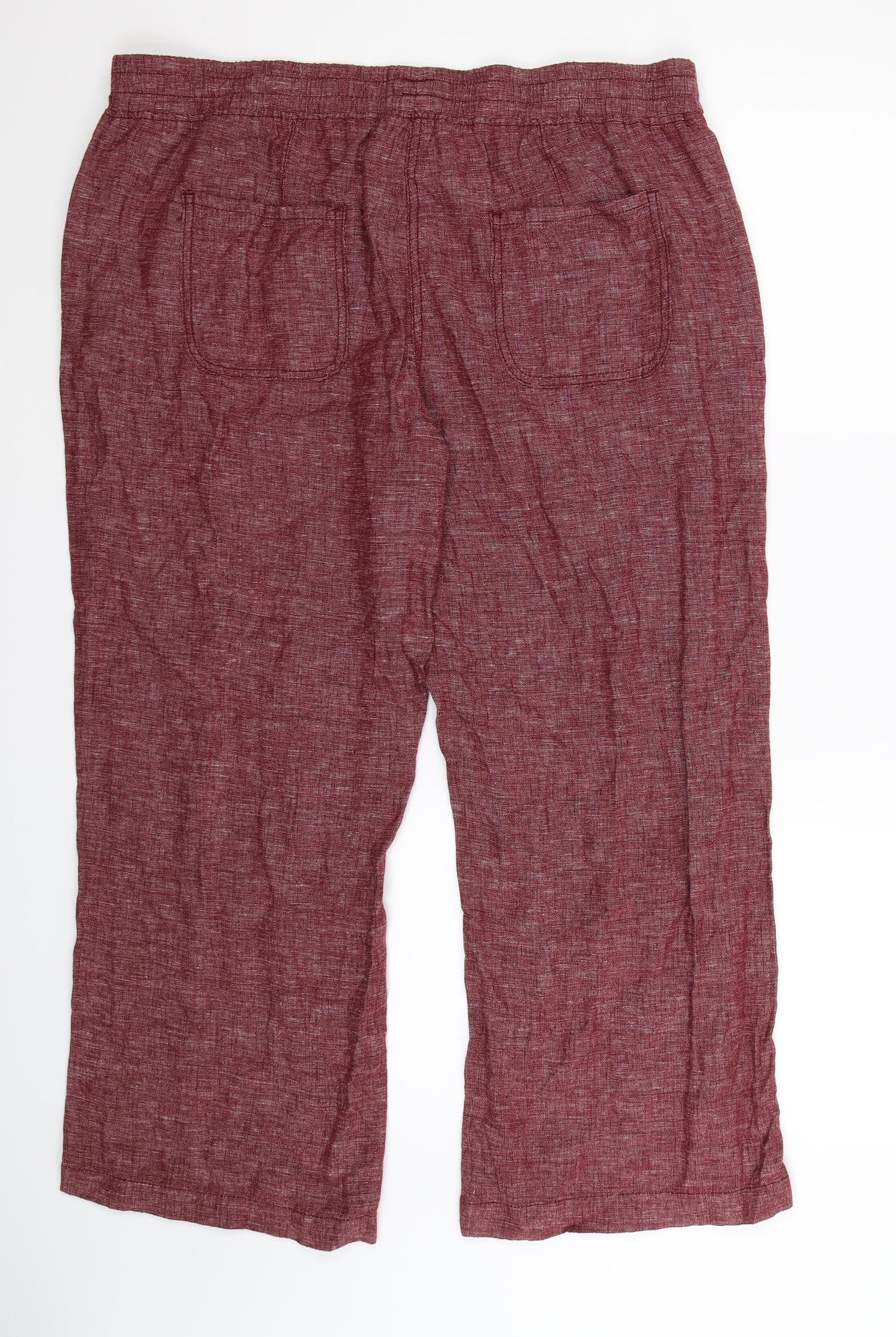 George Womens Brown   Trousers  Size 18 L28 in