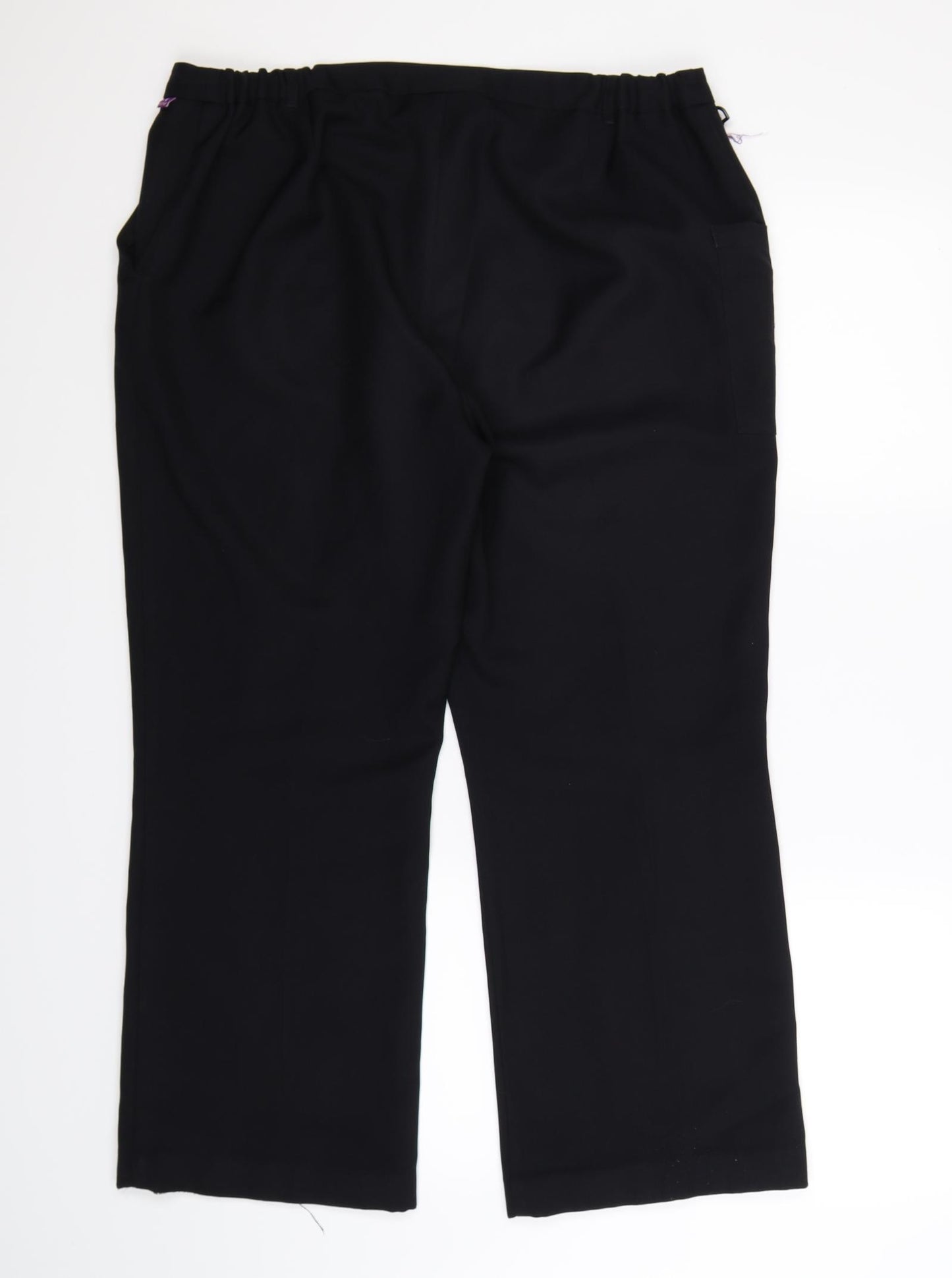 Dimensions Womens Black   Dress Pants Trousers Size 18 L27 in